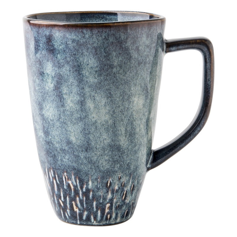 Stilvolle Keramik-Kaffeetasse „Water Pattern“ – 475ml | Handgefertigt